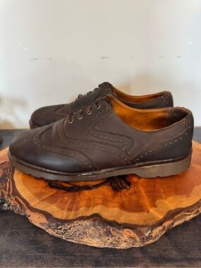 Dr. Martens Made in England Men's Brogue Oxford Shoes